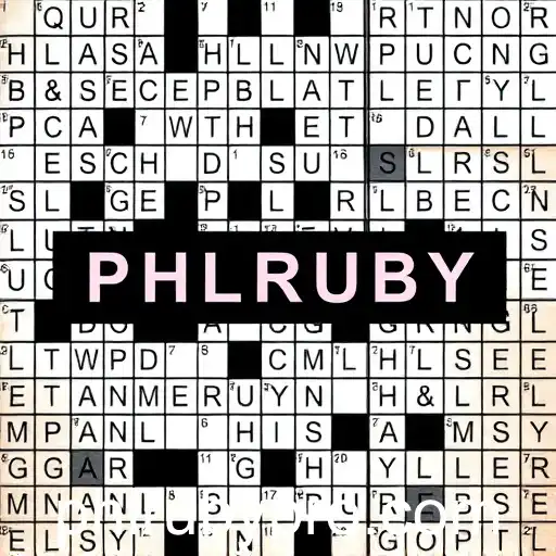 Decoding the Fascination with Crossword Puzzles: The Enigma of PHLRUBY